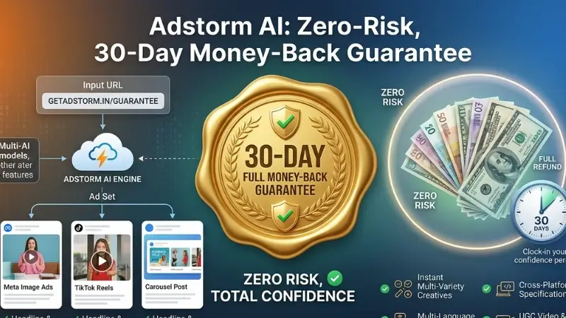 Adstorm Review: 10X Faster Your Ad Results Without a Team Adstorm Review: 30-day full money-back guarantee — zero risk.