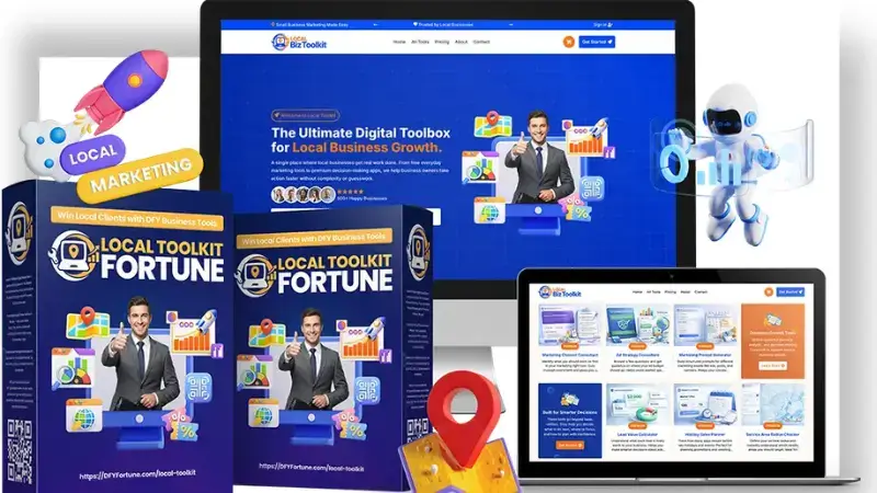 Local Toolkit Fortune Review:Best DFY Local Marketing Tool at $27 Local Toolkit Fortune Review